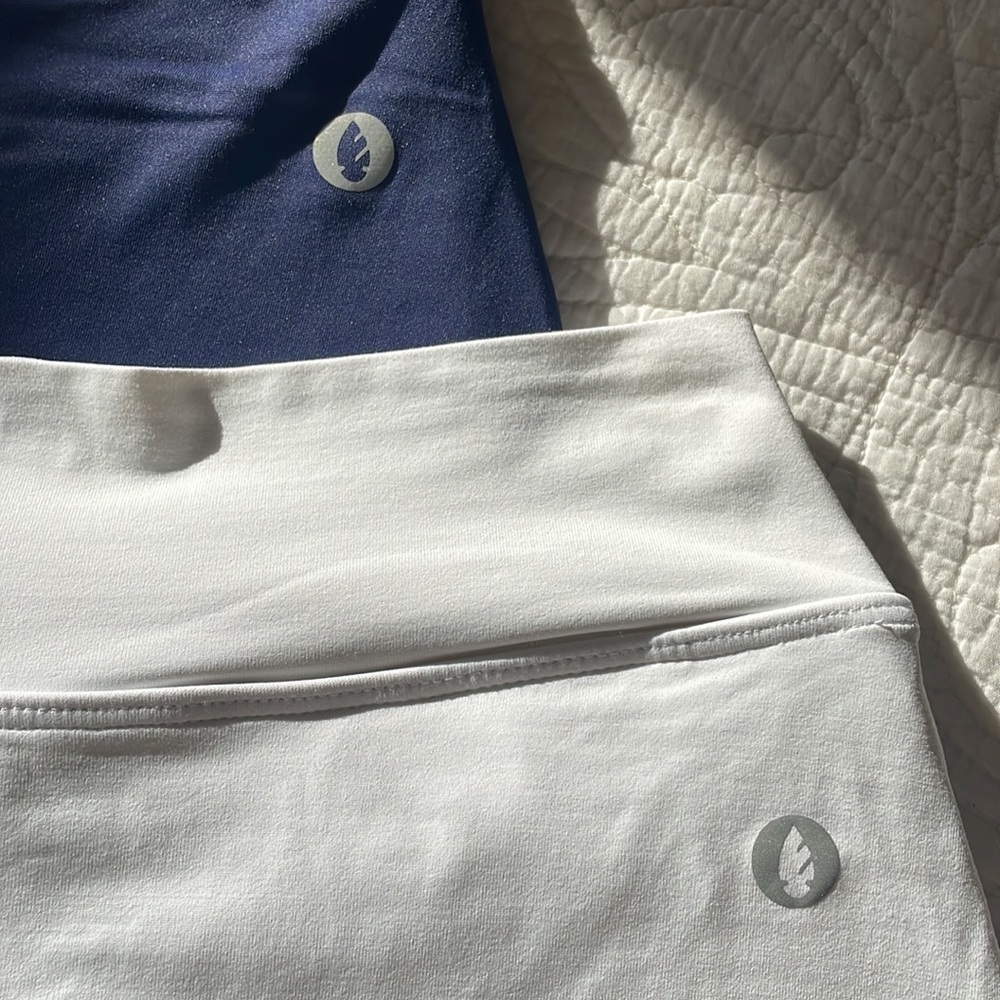 Navy and White Donajo Skorts - Picture 3 of 4